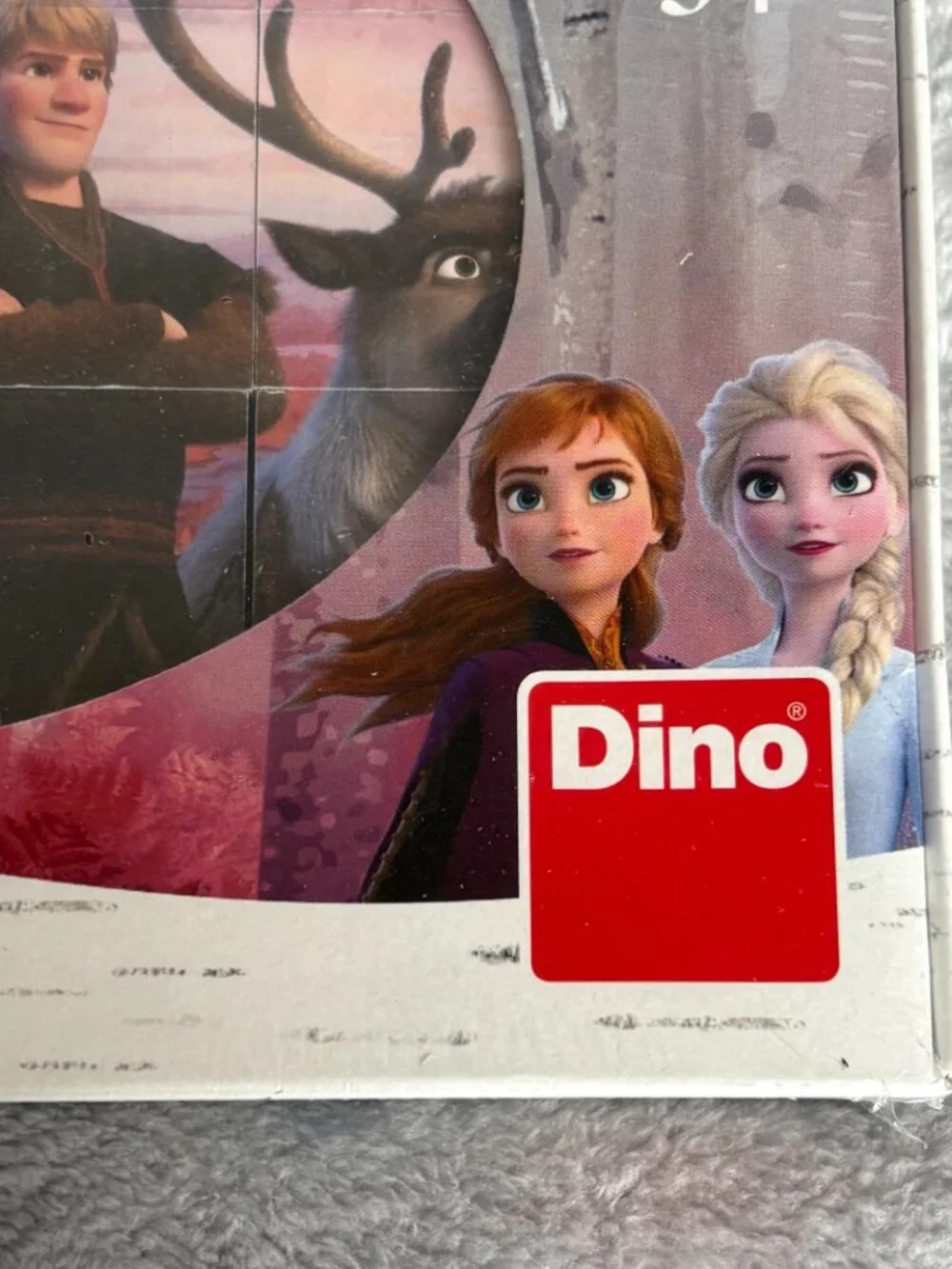 Disney Frozen 2 Wooden Cubes Blocks Puzzle Boxed Set Sealed Kids Made Czech Dino